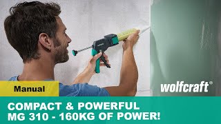 The BEST Caulking Gun Compact amp Powerful MG 310 Caulking Gun [upl. by Emeric702]