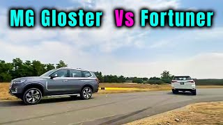 Mg Gloster Vs Toyota Fortuner Tug Of War [upl. by Yellah]