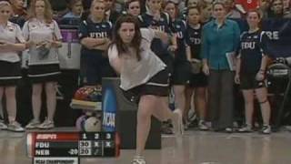 2010 NCAA Womens Collegiate Bowling Championship Game 2 Nebraska vs FDU part 1 [upl. by Aia250]