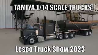 114 SCALE TRUCKS AT THE LESCO TRUCK SHOW 2023 [upl. by Laurentium]