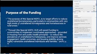 Unsheltered NOFO Community Planning amp Applying for Funding [upl. by Nitsug254]