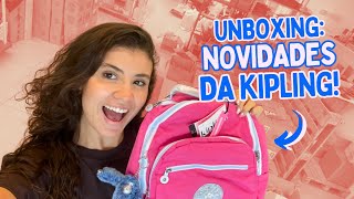 UNBOXING KIPLING As mochilas mais PERFEITAS [upl. by Aiynot]