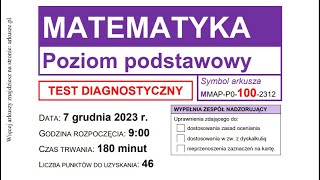 Zadanie 19 matura grudzień 2023 W kartezjańskim układzie współrzędnych 𝑥 𝑦 dane są proste [upl. by Otina]