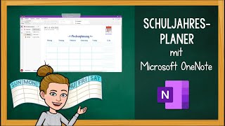 Digitaler Schuljahresplaner mit Microsoft OneNote [upl. by Ronnica357]