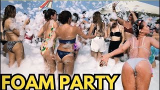 FOAM PARTY in KEMER ANTALYA TURKEY kemer antalya foamparty [upl. by Xirtaeb]