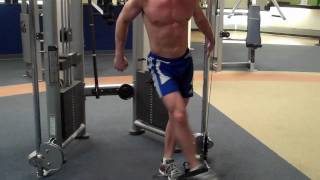 How To Hip Adduction LF Cable [upl. by Rimat]