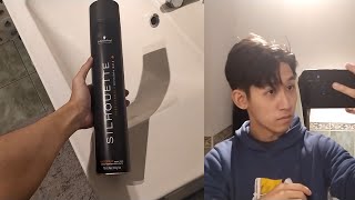 Great Hairspray to Set Your Hairstyle in Place Schwarzkopf Silhouette Super Hold Hairspray Review [upl. by Ymmat]