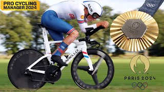 Paris 2024 Olympics Individual Time Trial  Pro Cycling Manager 2024 [upl. by Ohs]