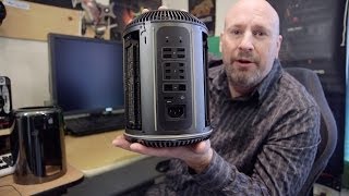 New Mac Pro How Upgradeable is it Late 2013 Hands On [upl. by Aznerol226]