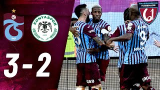 Trabzonspor 32 Konyaspor  MAÇ ÖZETİ  Trendyol Süper Lig  Önemli Kareler [upl. by Ahsenauj]