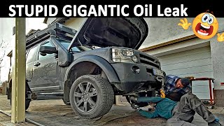 Unexpceted Huge Oil Leak Fixed  Land Rover Discovery TDV6  S5Ep4 [upl. by Adliwa699]