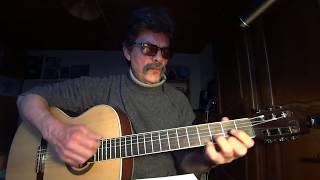 Le fossoyeur GEORGES BRASSENS cover guitare [upl. by Sivek]