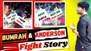 Bumrah And Anderson Fight Story In Hindi  Bumrah Vs Anderson Fight In Ind Vs Eng  shorts [upl. by Schroder960]