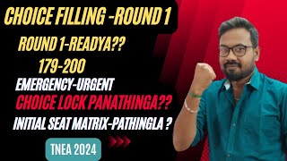 Round 1179 to 200 Choice lock panavendam Choice filling demoTNEA 2024 [upl. by Nibuz]