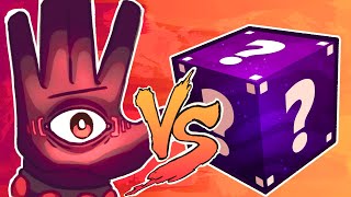 MÃO GIGANTE VS LUCKY BLOCK INFINITO MINECRAFT LUCKY BLOCK CHALLENGE [upl. by Proudman]