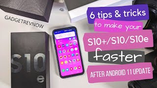 6 Tips amp Tricks to make your Samsung S10e faster after Android 11 update [upl. by Lleder]