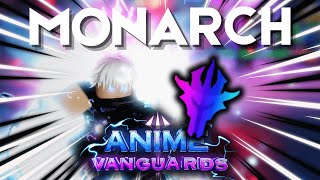 Getting 01 MONARCH Evolved Gojo  Anime Vanguards [upl. by Brok]