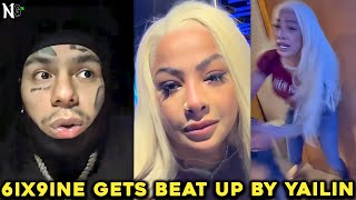 6ix9ine EXPOSES His Girlfriend Yailin La Más Viral ATTACKING Him [upl. by Iliram107]