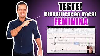 TESTE Classificação Vocal FEMININA [upl. by Leva]