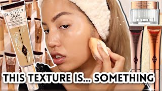 NEW VIRAL CHARLOTTE TILBURY BEAUTIFUL SKIN FOUNDATION  FULL FACE WEAR TEST [upl. by Almita]