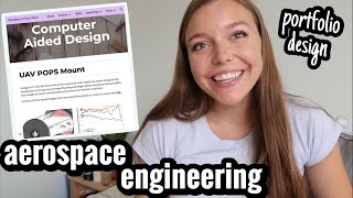 Making an Engineering Portfolio  Aerospace Engineering Student [upl. by Atalee]