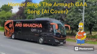 Homer Sings The Armagh GAA Song AI Cover [upl. by Ethelbert]