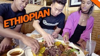 ETHIOPIAN FOOD amp CULTURE You never had this before Food  Fung Bros [upl. by Eanehs]