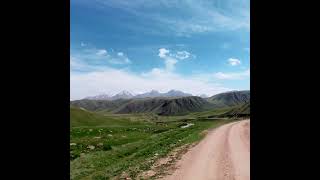 Tossor  Naryn old mountain road mountains offroad travel nature waterfall river [upl. by Stoffel]