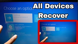 All Devices Choose an Option Continue Exit and continue to Windows 10 Turn off Your PC macnitesh [upl. by Gemmell]