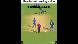 Real fastest bowling action [upl. by Eltrym966]