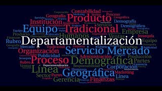 Departamentalizacion y Tipos de Departamentos [upl. by Ede]