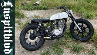 Yamaha SR500 Scrambler FINISHED [upl. by Siddon]