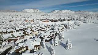 Mammoth Lakes California Snowcreek The Lodges amp Shady Rest Park January 02 2023 [upl. by Unam995]