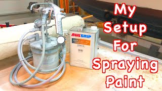 What Do I Use For Spraying Awlgrip And How Do I Manage The Fumes [upl. by Thane]