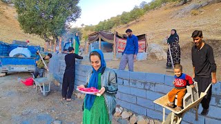 👨‍👩‍👧‍👦Amirs Family Builds a Beautiful Fence and Bakes Delicious Sweets🥮 [upl. by Leirbma]