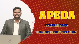 HOW TO APPLY FOR APEDA ONLINE REGISTRATION [upl. by Eiffe]