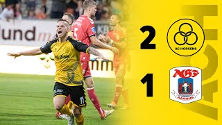 AC Horsens 2  1 AGF  26 august [upl. by Laurentia299]