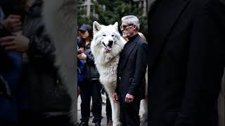 He must have trained his Direwolf for years 🤔🐺 direwolves wolf wolves pets pet dogs dog [upl. by Micro]