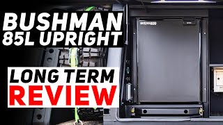 Upright Fridge Review  Best Fridge For Camping amp Touring Bushman 85L Upright Long Term Review [upl. by Natfa714]