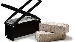 How to make a paper briquette [upl. by Yzus]