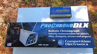 PROCHRONO DLX BLUETOOTH CHRONOGRAPH REVIEW amp TESTING 9mm amp 38 Spl [upl. by Appledorf]