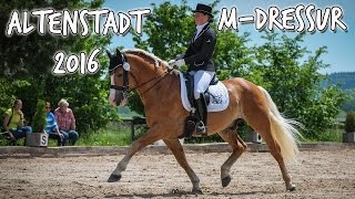 Turnier Dressurhaflinger Amani  Sieg  MDressur Haflingerturnier Altenstadt 2016 [upl. by Telimay933]