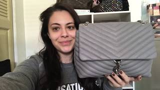 Rebecca Minkoff Edie Flap Shoulder Bag  WIMB  REVIEW [upl. by Lehcem]