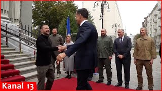 Ukraines Zelenskyy welcomes newly appointed NATO chief Rutte to Kyiv [upl. by Evangelist170]