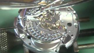 ETA2894 2組裝 1 Watch movement 28942 assembly \ points oils [upl. by Ativ837]