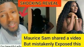 SH0CKING REVEAL 😳 Maurice Sam shared a video but mistakenly Exposed this mauricesam soniauche [upl. by Elboa665]