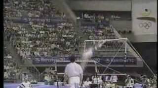 Lavinia Milosovici  1992 Olympics EF  Uneven Bars [upl. by Lrak691]