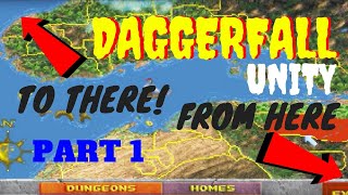 Walk Across the Map in Daggerfall Unity Part 1 [upl. by Swehttam597]