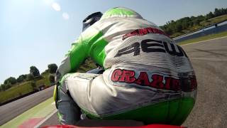 On board Matteo Mantegazza 22 Yamaha R6 Franciacorta test [upl. by Novia599]