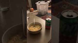 ASMR cooking and eating ramen They don’t pay bro enough for this I’m bro [upl. by Danyelle]